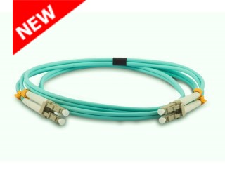 Broxnet Duplex LC/UPC to LC/UPC OM3 50/125 2.0mm 2M LSZH Fiber Patch Cable